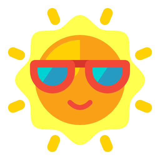 Summer season summer sunny icon