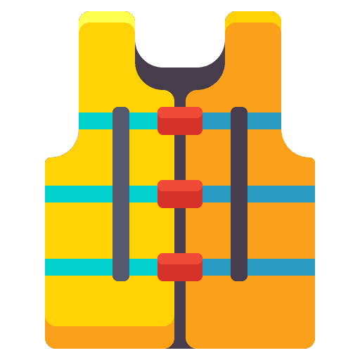 Life vest security life vest safety icon