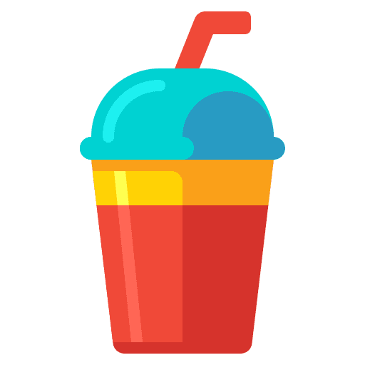 Drink beverage milkshake straw icon