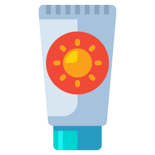 Sunscreen sun block holidays sun protection icon