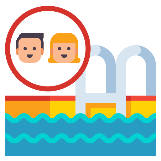 Swimming pool swimmer sports and competition aquatic sports icon