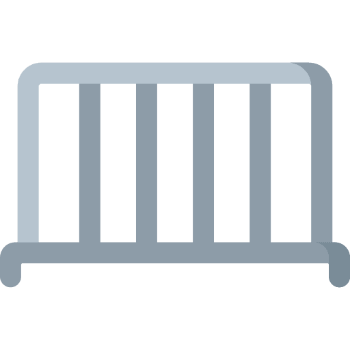 Barricade barrier safety security icon