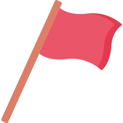 Red flag red flag red flag icon