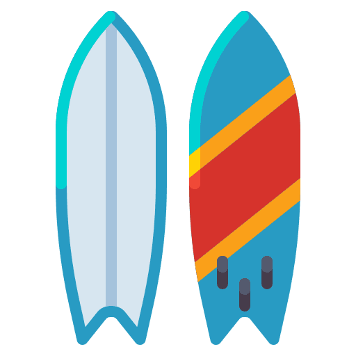 Surfboard sport equipment sports and competition surfboard icon