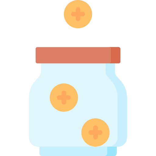 Donation money tip fundraising icon Donation money tip fundraising icon