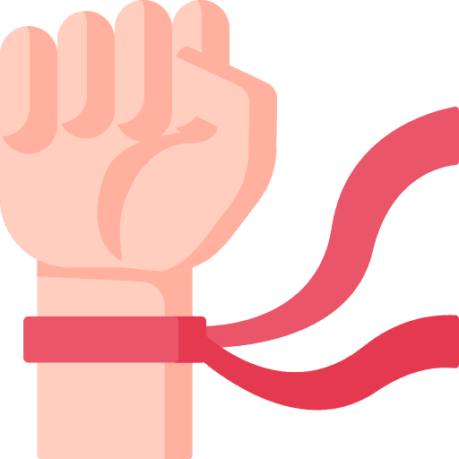 Fist empowerment labor day installation icon Fist empowerment labor day installation icon