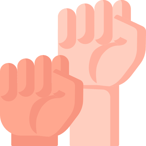 Fist rights power empowerment icon Fist rights power empowerment icon