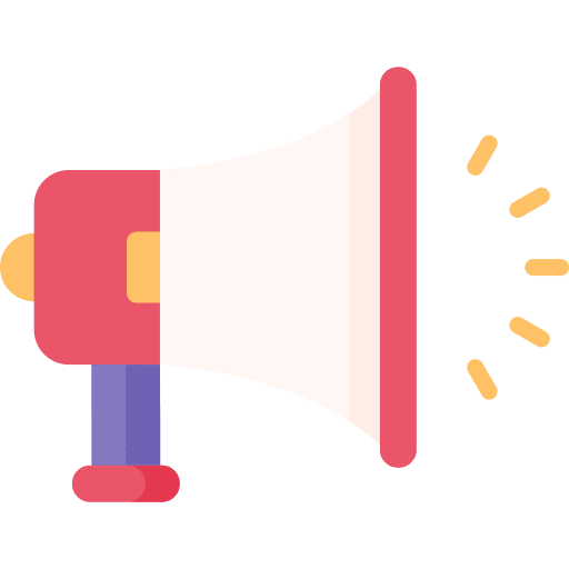Megaphone speaker loud marketing icon Megaphone speaker loud marketing icon