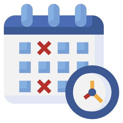 Schedule time calendar schedule icon