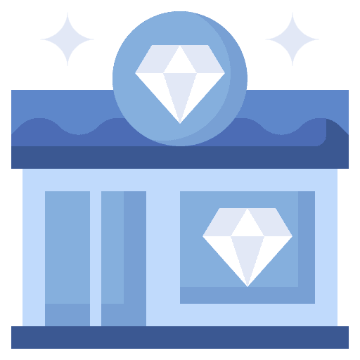 Jewelry store property jewelry store grow shop icon