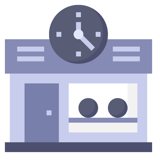 Clock shop shop architecture and city clock shop icon Clock shop shop architecture and city clock shop icon