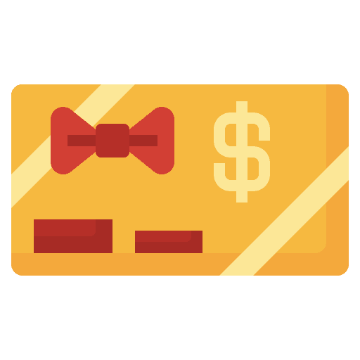 Gift card commerce and shopping gift card gift icon Gift card commerce and shopping gift card gift icon