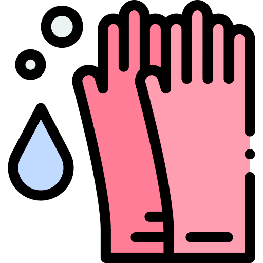 Cleaning gloves equipment security rubber gloves icon Cleaning gloves equipment security rubber gloves icon