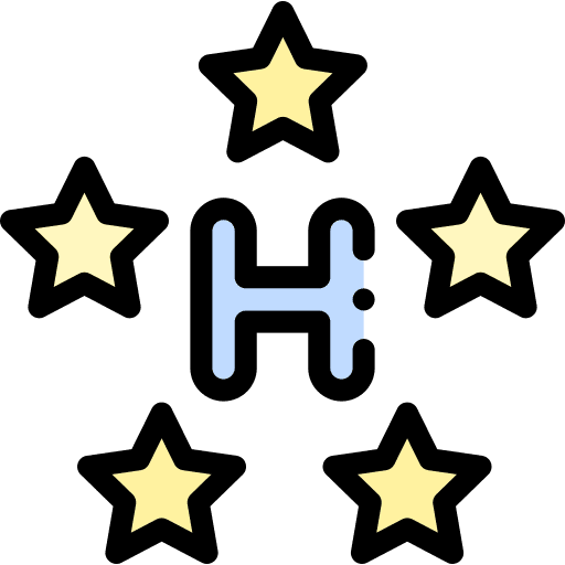 Hotel hotel rating certification icon Hotel hotel rating certification icon