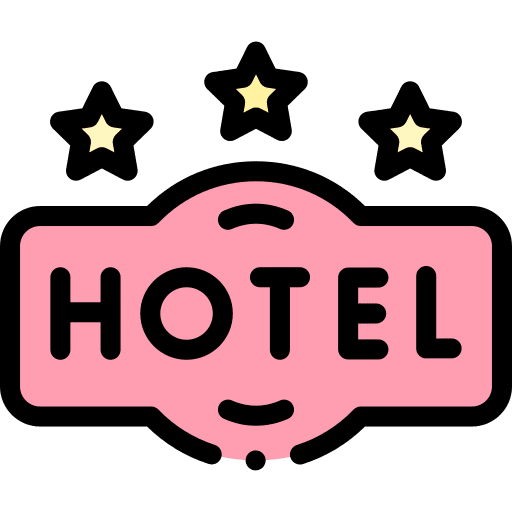Hotel vacation hotel hotel sign icon