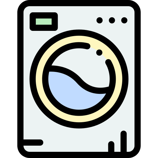 Washing machine washing electronics laundry icon Washing machine washing electronics laundry icon
