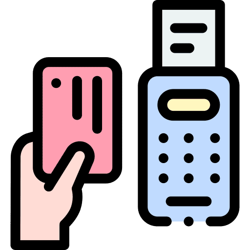 Pos terminal pos terminal payment method debit card icon Pos terminal pos terminal payment method debit card icon