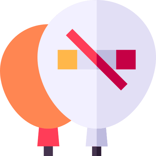 Balloons healthcare and medical schedule addiction icon Balloons healthcare and medical schedule addiction icon