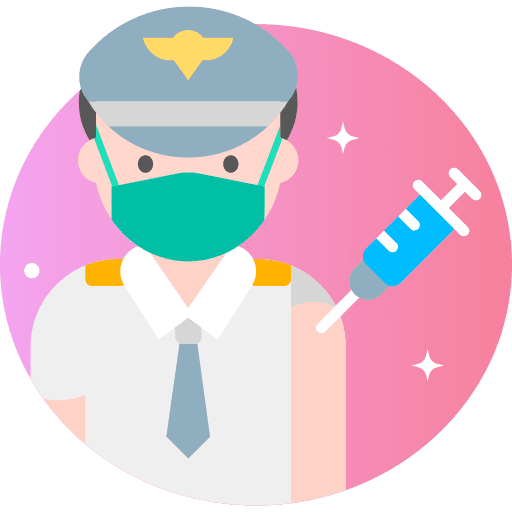 Pilot healthcare and medical coronavirus pilot icon Pilot healthcare and medical coronavirus pilot icon