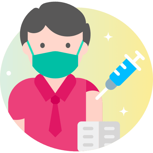Professor vaccine vaccination covid icon