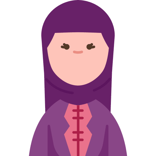 Malaysian woman cultures costume icon