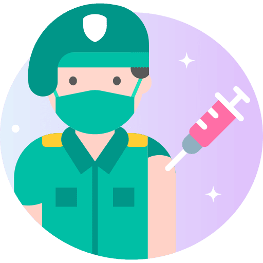 Soldier vaccine army man icon Soldier vaccine army man icon