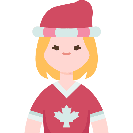 Canadian national woman human icon Canadian national woman human icon