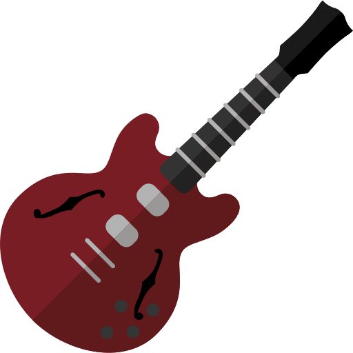 Electric guitar guitar music string instrument icon