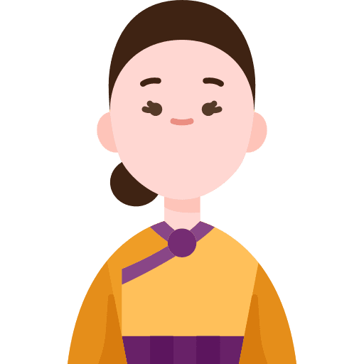 Korean female cultures ethnic icon Korean female cultures ethnic icon