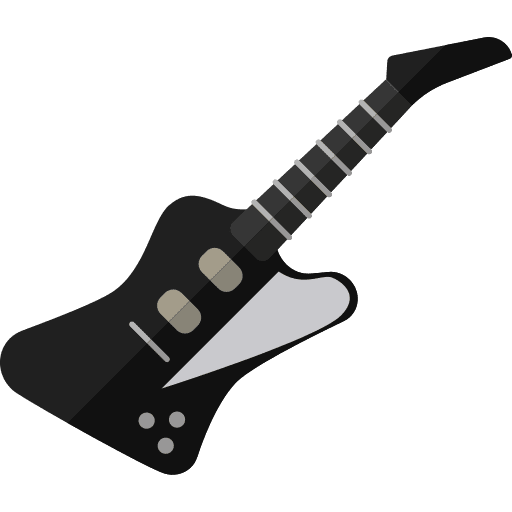 Electric guitar electric guitar music and multimedia orchestra icon Electric guitar electric guitar music and multimedia orchestra icon