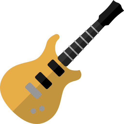 Electric guitar rock electric guitar orchestra icon Electric guitar rock electric guitar orchestra icon