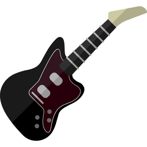 Electric guitar string instrument orchestra rock icon Electric guitar string instrument orchestra rock icon