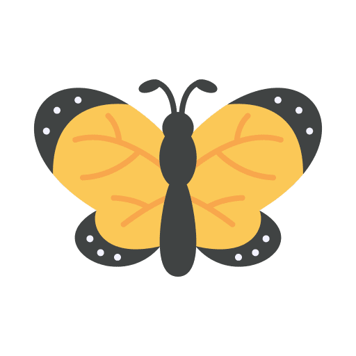 Butterfly animals zoology insect icon Butterfly animals zoology insect icon