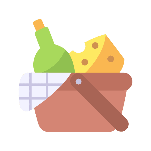 Picnic basket food and restaurant basket picnic basket icon Picnic basket food and restaurant basket picnic basket icon