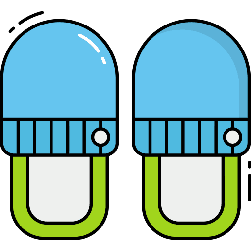 Slippers hotel service footwear slippers icon