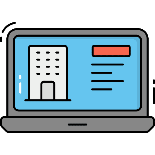Online reservation electronics device online booking icon Online reservation electronics device online booking icon