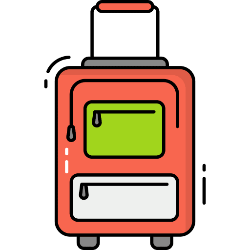 Suitcase briefcase travel baggage icon Suitcase briefcase travel baggage icon