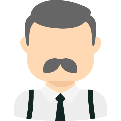 Grandfather caucasian grandpa profile icon