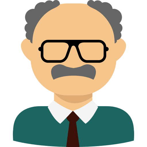 Grandfather old people grandpa avatar icon