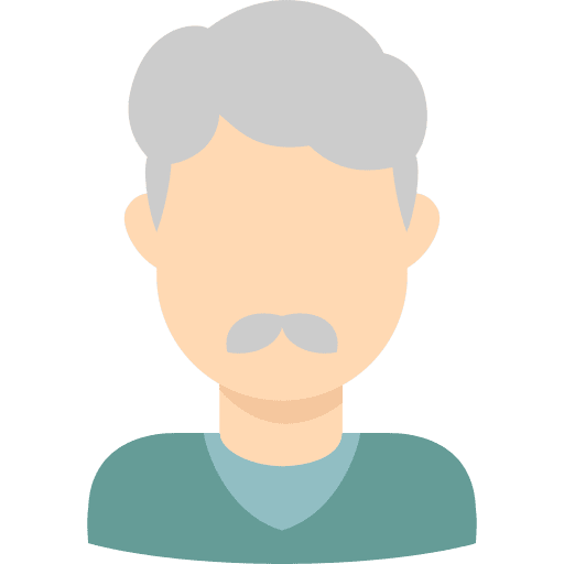 Grandfather user profile grandpa icon