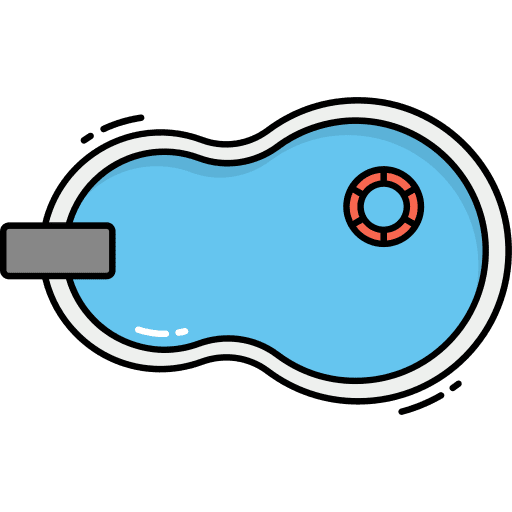 Swimming pool summer summertime leisure icon Swimming pool summer summertime leisure icon