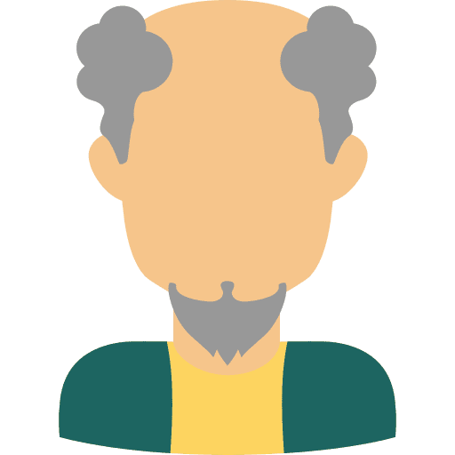 Grandfather grandparents caucasian man icon Grandfather grandparents caucasian man icon