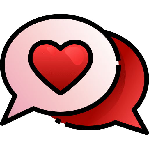 Communication speech bubble communication love icon Communication speech bubble communication love icon