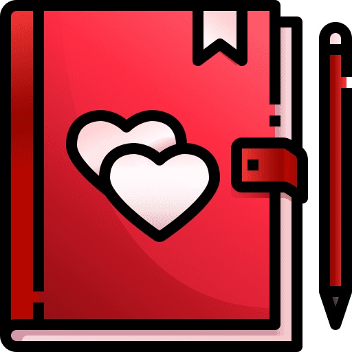 Diary diary love romantic icon