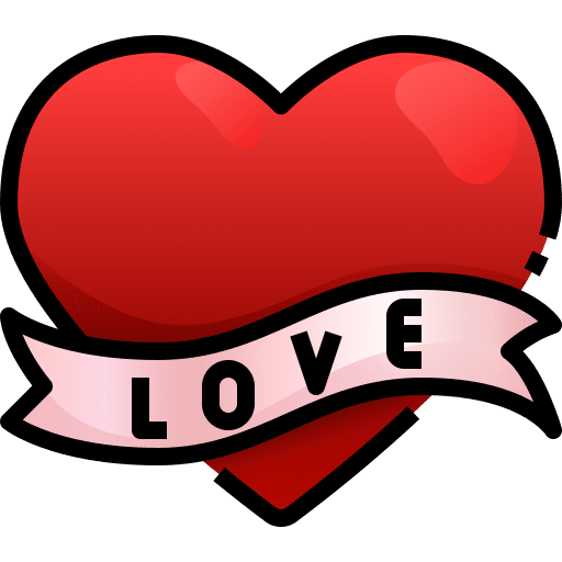 Heart like valentines day loving icon Heart like valentines day loving icon