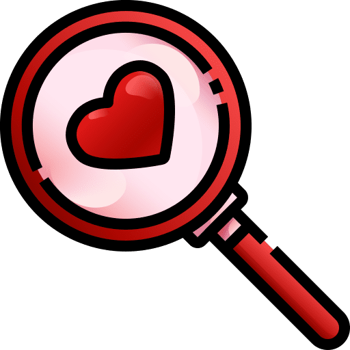 Search finding love find icon Search finding love find icon