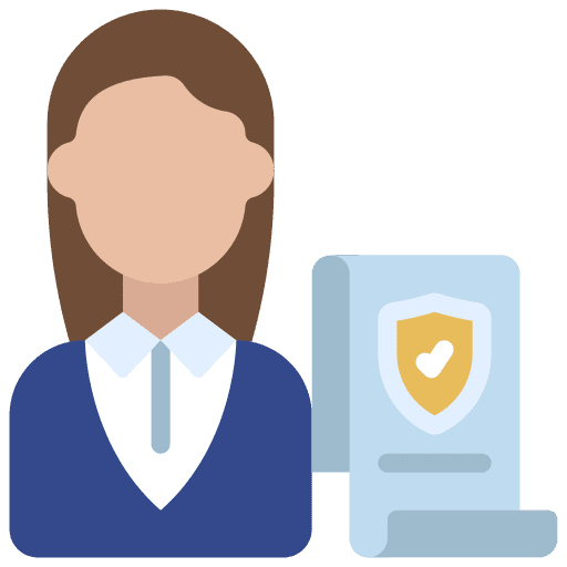 Insurance agent insurance woman user icon