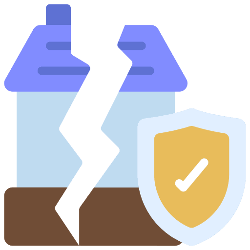 Earthquake earthquake nature natural disaster icon