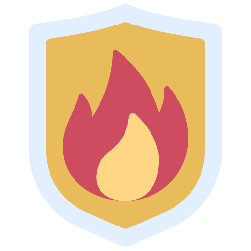 Fire prevention fire prevention home insurance icon