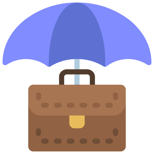 Business briefcase bag business icon